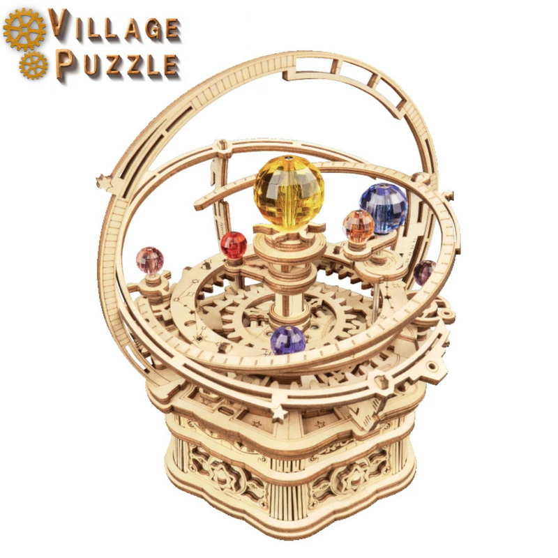 Village Puzzle - Caixa de música noite estrelada