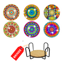 Kit Descanso de Mesa em Pintura em Diamante - Mandalas 4
