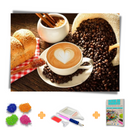 Kit Completo - Pintura em Diamantes - Love Coffee