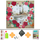 Relógio - Pintura em Diamantes - Paris