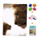 Kit Completo - Pintura em Diamantes - Simba e Mufasa