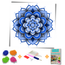Kit Completo - Pintura em Diamantes - Mandalas Personalizadas - Mandala Alegria