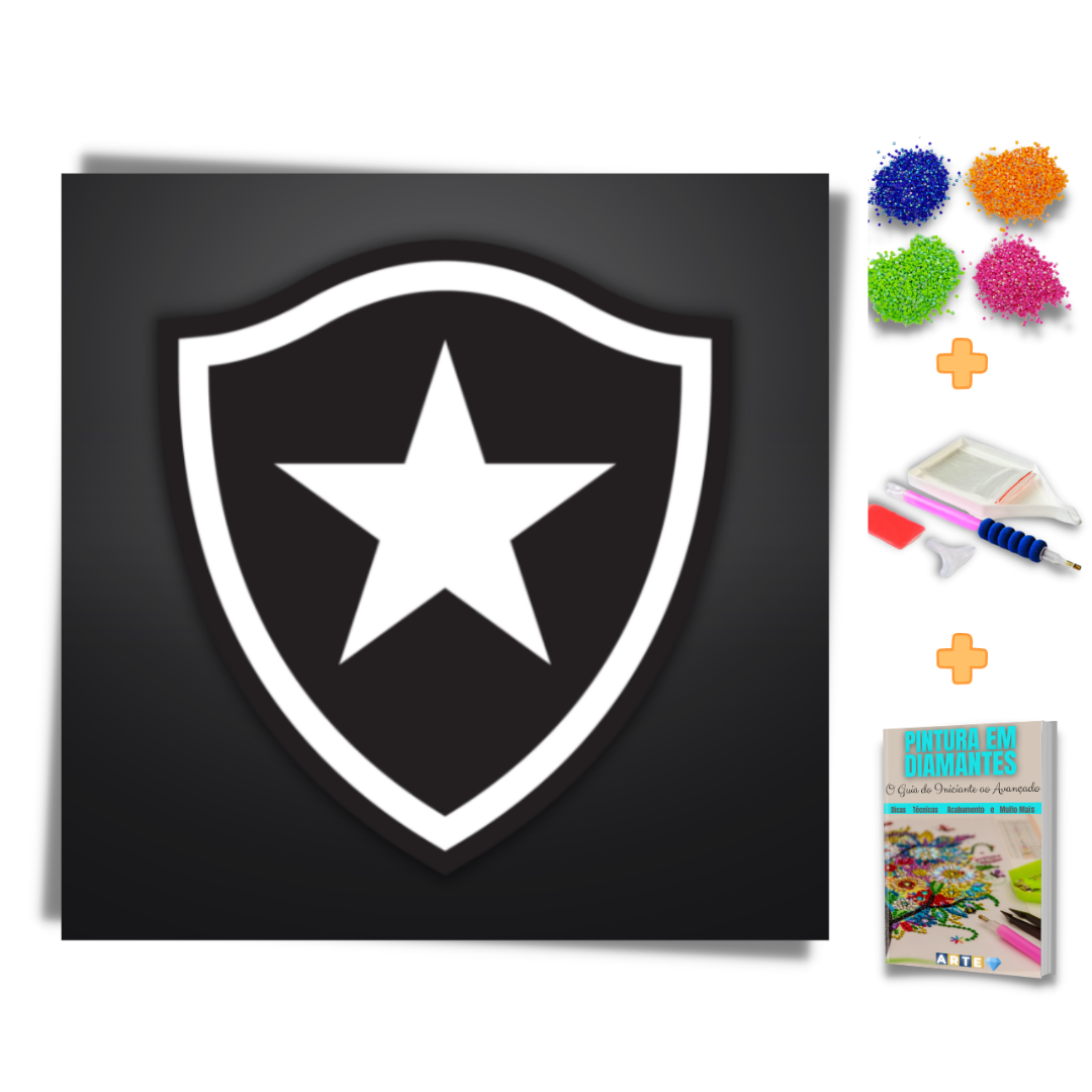 Kit Completo - Pintura em Diamantes - Botafogo