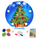 Kit completo - Mandalas em Abajur com Pintura em Diamantes - Árvore