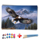 Kit Completo - Pintura Numerada - Águia