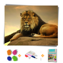 Kit Completo - Pintura em Diamantes - Descanso do rei