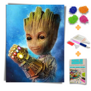 Kit Completo - Pintura em Diamantes - Baby Groot