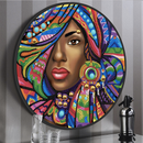 Quadro decorativo - Pintura em Diamante - Beleza Negra