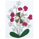 Relógio - Pintura em Diamantes - Flowers