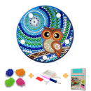 Kit completo - Mandalas em Abajur com Pintura em Diamantes