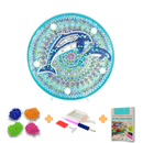 Kit completo - Mandalas em Abajur com Pintura em Diamantes