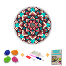Kit Completo - Pintura em Diamantes - Mandalas Personalizadas - Mandala Geométrica