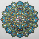 Kit Completo - Pintura em Diamantes - Mandalas Especiais 7 - 25x25