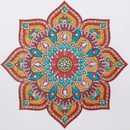 Kit Completo - Pintura em Diamantes - Mandalas Especiais 8 - 25x25
