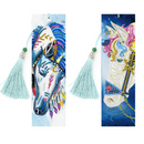 Promoção - Kit com 2 Marcadores de Livros - Pintura em Diamantes - Cavalos