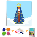 Kit Completo - Pintura em Diamantes - Nossa Senhora Aparecida - Modelo 2