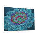 Kit Completo - Pintura em Diamantes - Flor Azul - 30x40