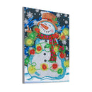 Kit Completo - Pintura em Diamantes - Boneco de Neve - 30x40