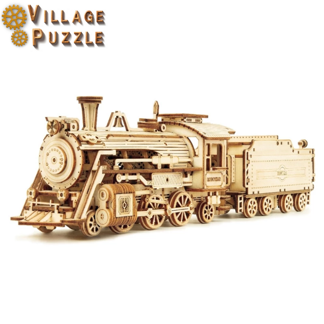 Village Puzzle - Locomotiva