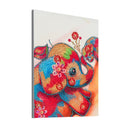 Kit Completo - Pintura em Diamantes - Elefantes Coloridos - 30x40