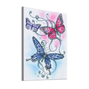 Kit Completo - Pintura em Diamantes - Borboletas - 30x40