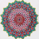 Kit Completo - Pintura em Diamantes - Mandalas Especiais 9 - 25x25