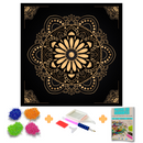 Kit Completo - Pintura em Diamantes - Mandalas Personalizadas - Mandala Harmonia