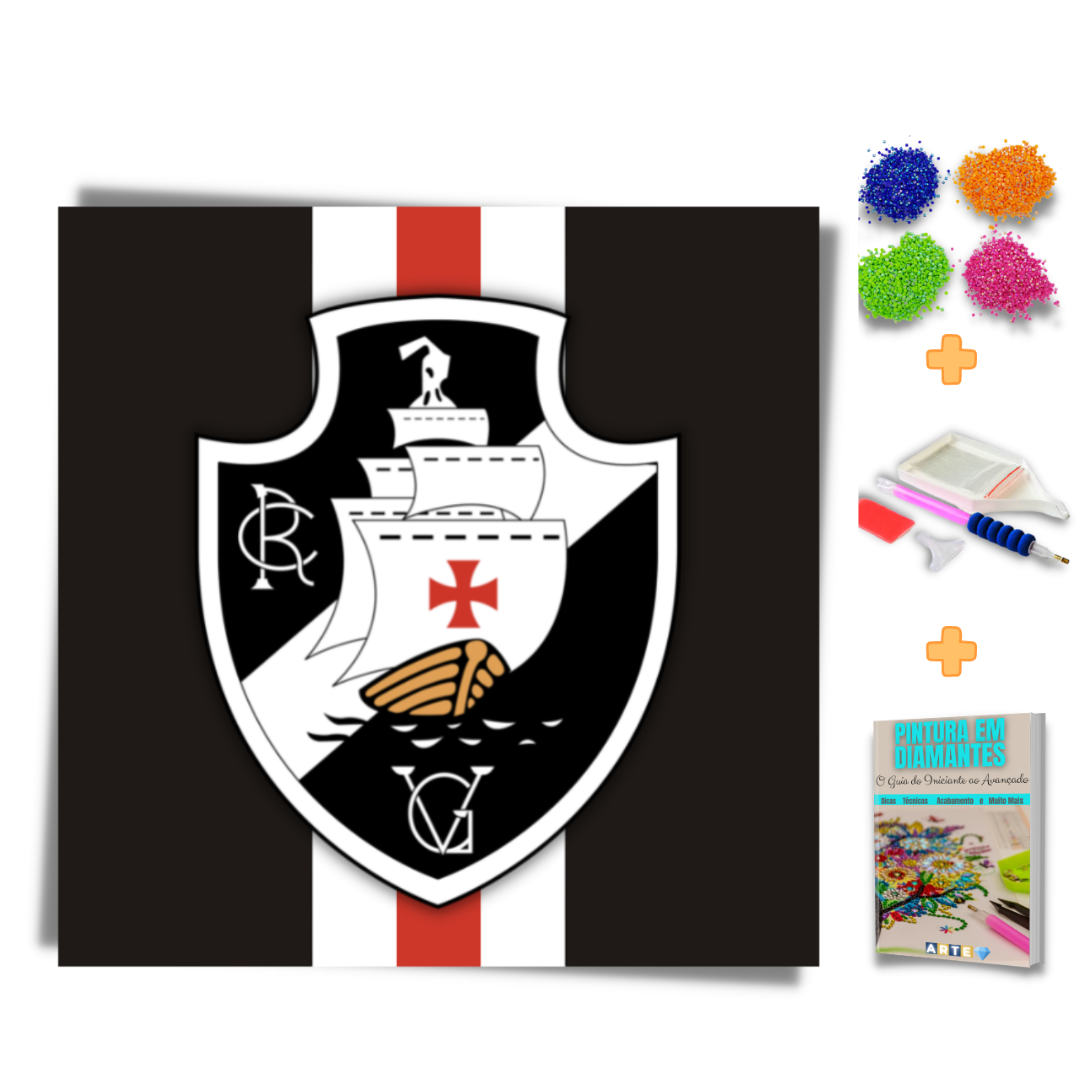 Kit Completo - Pintura em Diamantes - Trem da colina