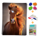 Kit Completo - Pintura em Diamantes - Alazão