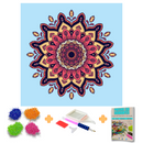 Kit Completo - Pintura em Diamantes - Mandalas Personalizadas - Mandala Ar