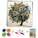 Kit Completo - Pintura em Diamantes - Árbol (30x30 cm)