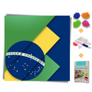 Kit Completo - Pintura em Diamantes - Brasil