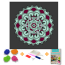 Kit Completo - Pintura em Diamantes - Mandalas Personalizadas - Mandala Calmaria