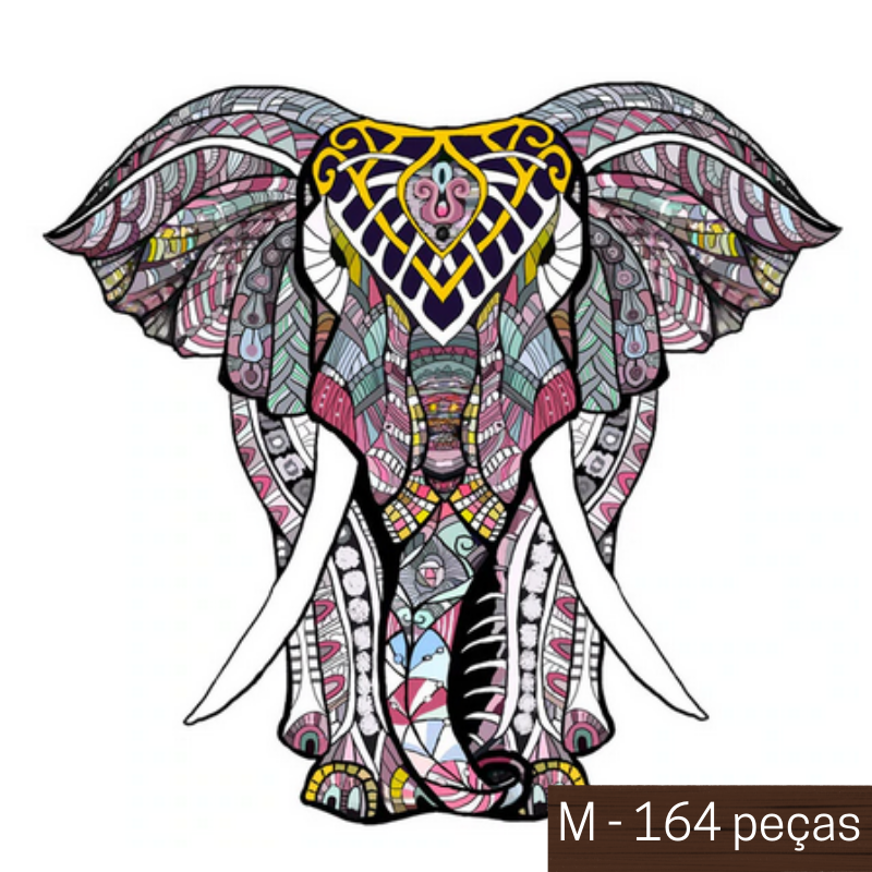 Quebra Cabeça - Elefante - Puzzle Animals®