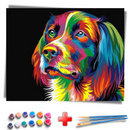 Kit Completo - Pintura Numerada - Cachorro