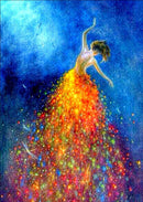 Kit Completo - Pintura em Diamantes - Bailarina Abstrato