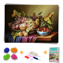 Kit Completo - Pintura em Diamantes - Frutas