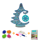 Kit Completo - Árvore de Natal com Pintura em Diamantes - Neve