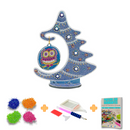 Kit Completo - Árvore de Natal com Pintura em Diamantes - Violeta