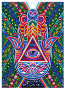 Pintura em Diamantes - Tela Fluorescente - Hansá - Pedras Especiais - 30x40cm