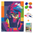 Kit Completo - Pintura em Diamantes - Kakashi Pop- 30x42cm