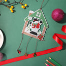 Casinha Natalina - Pintura em Diamantes - Boneco de Neve