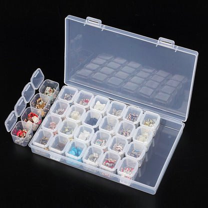 Caixa Armazenamento de Diamantes - 28 Slots