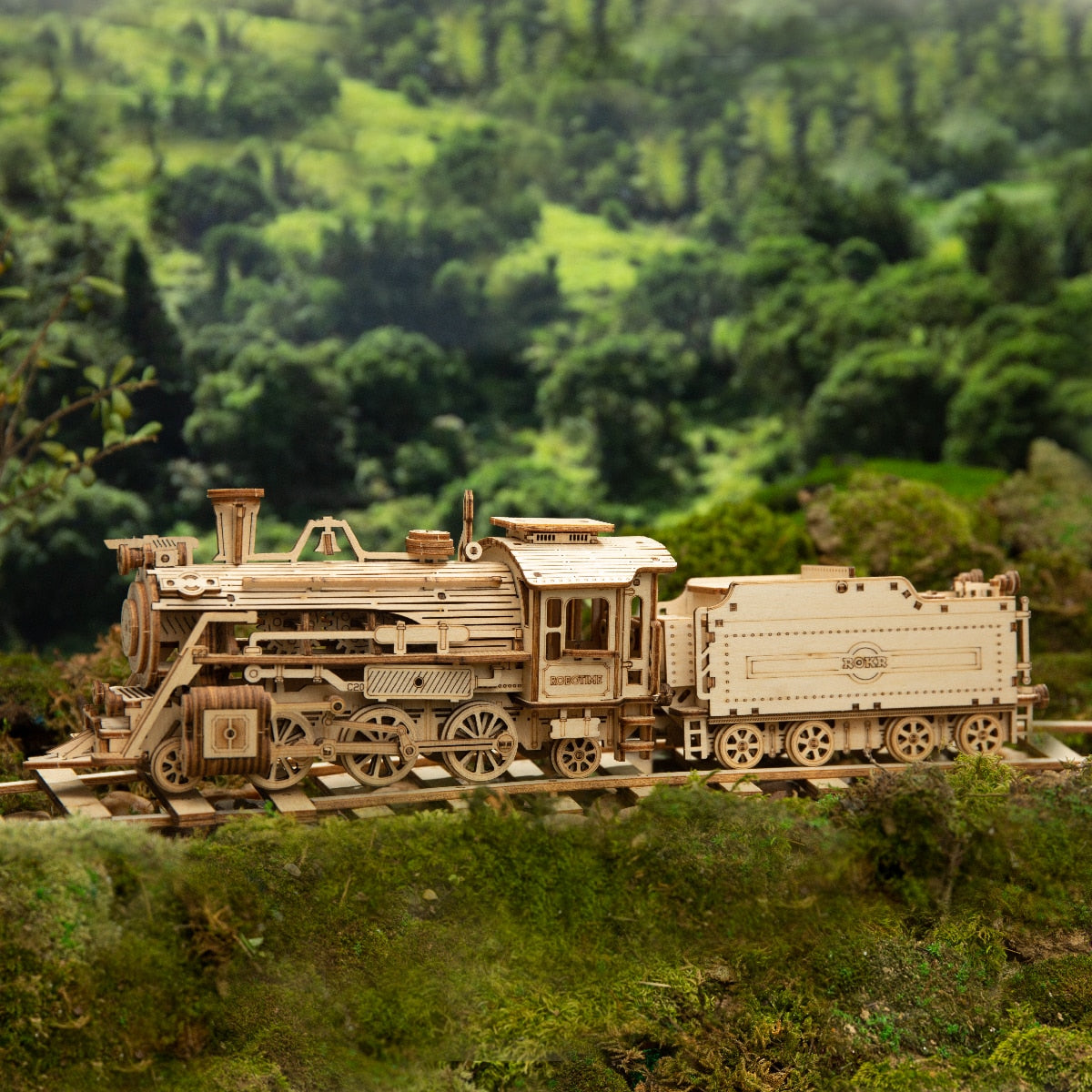 Village Puzzle - Locomotiva