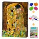 Kit Completo - Pintura em Diamantes - O Beijo