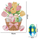 Decoração de Páscoa em Pintura em Diamantes - 1