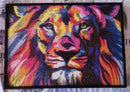 Kit Completo - Pintura em Diamantes - Leão Colorido