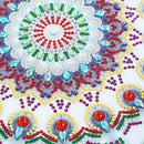 Kit Completo - Pintura em Diamantes - Mandala Colorida - 30x30