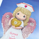 Kit Completo - Pintura em Diamantes - Menina Anjo - 30x30