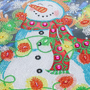 Kit Completo - Pintura em Diamantes - Boneco de Neve - 30x40